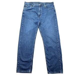 Levi's 505 Jeans Regular Fit Classic Denim Pants Waterless Blue W40 L32 Fits 39"